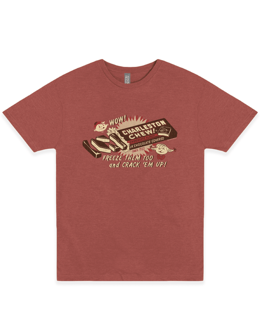 tootsie charleston chew nostalgic vintage advertisement graphic t shirt officially licensed retro candy brand unisex tee