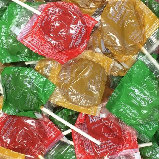 Halloween Caramel Apple Orchard Pops