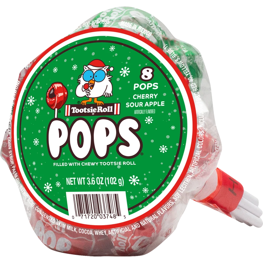 Tootsie Pops Christmas Bunch 8ct