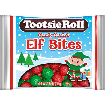 Tootsie Roll Candy Coated Elf Bites Pouch 3.5oz