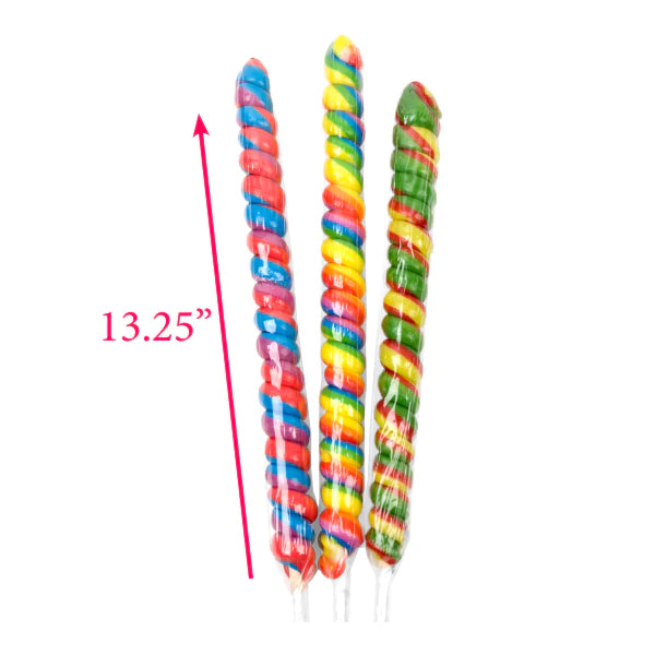 Twister Pops Tall Skinny 13.25" Long Assorted Flavors