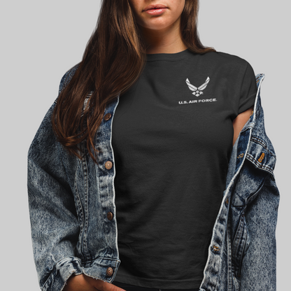 unisex us air force greatest team t shirt styled casually patriotic military outfit