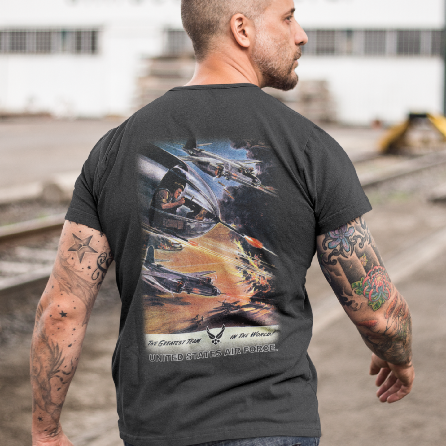 unisex us air force greatest team t shirt styled casually patriotic military outfit