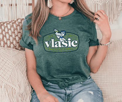 unisex vlasic pickle shirt styled casually retro food brand outfit
