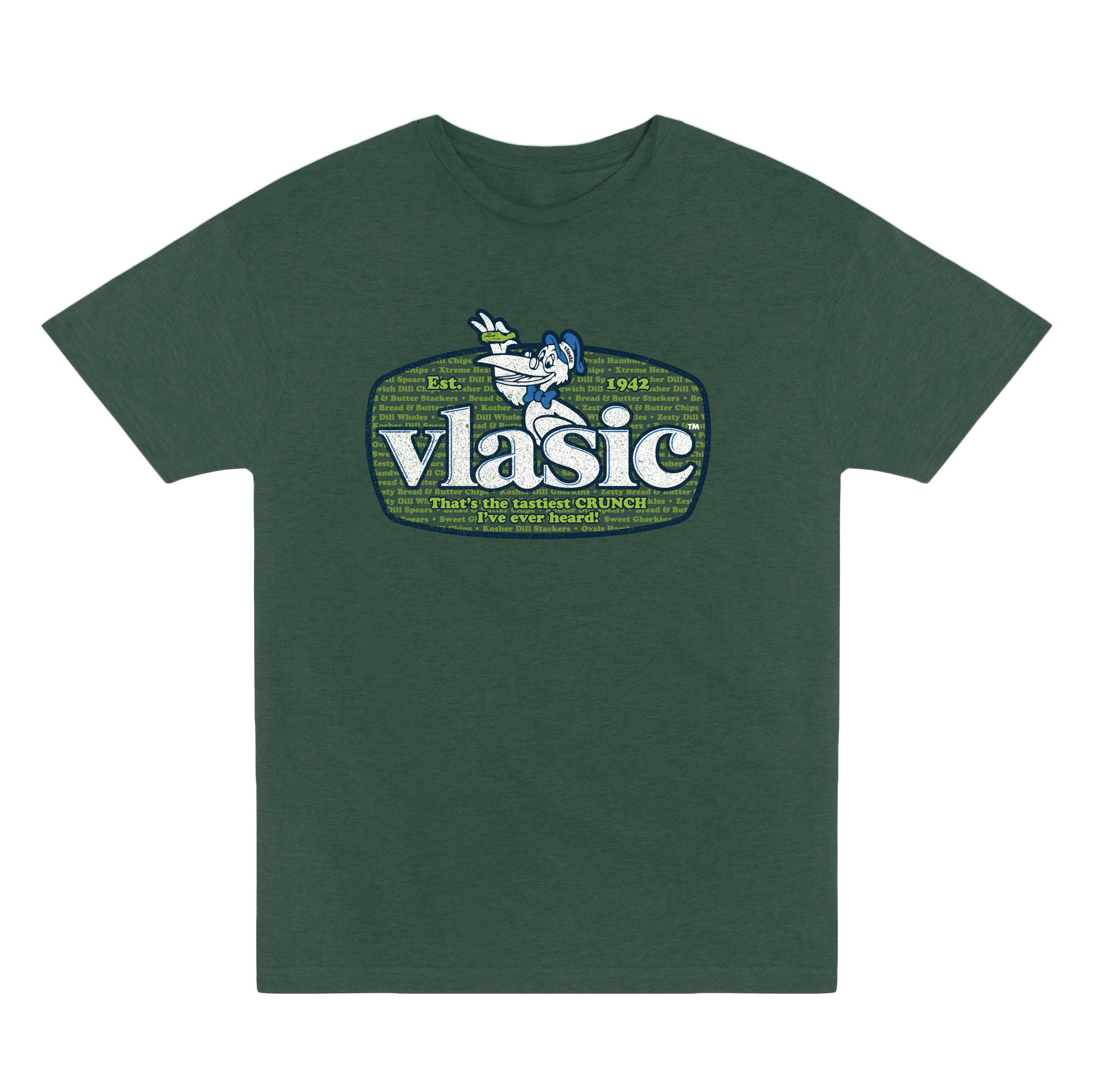 vlasic pickle flavors novelty graphic t shirt officially licensed retro pickle brand unisex tee