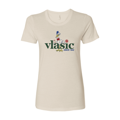 vlasic pickles vintage stork graphic t shirt officially licensed retro pickle brand ladies tee