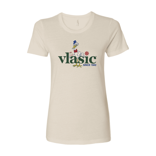 vlasic pickles vintage stork graphic t shirt officially licensed retro pickle brand ladies tee
