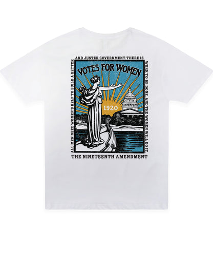 Vintage Votes For Women artwork featuring classic women's suffrage-inspired typography and historical design elements exclusive to Sweet Memories.