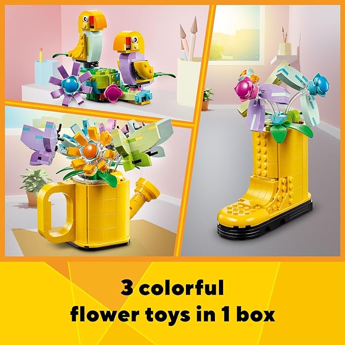 LEGO- Flowers in Watering Can