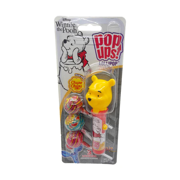 Pop Ups Winnie the Pooh Lollipop Blister Pack 1.26oz