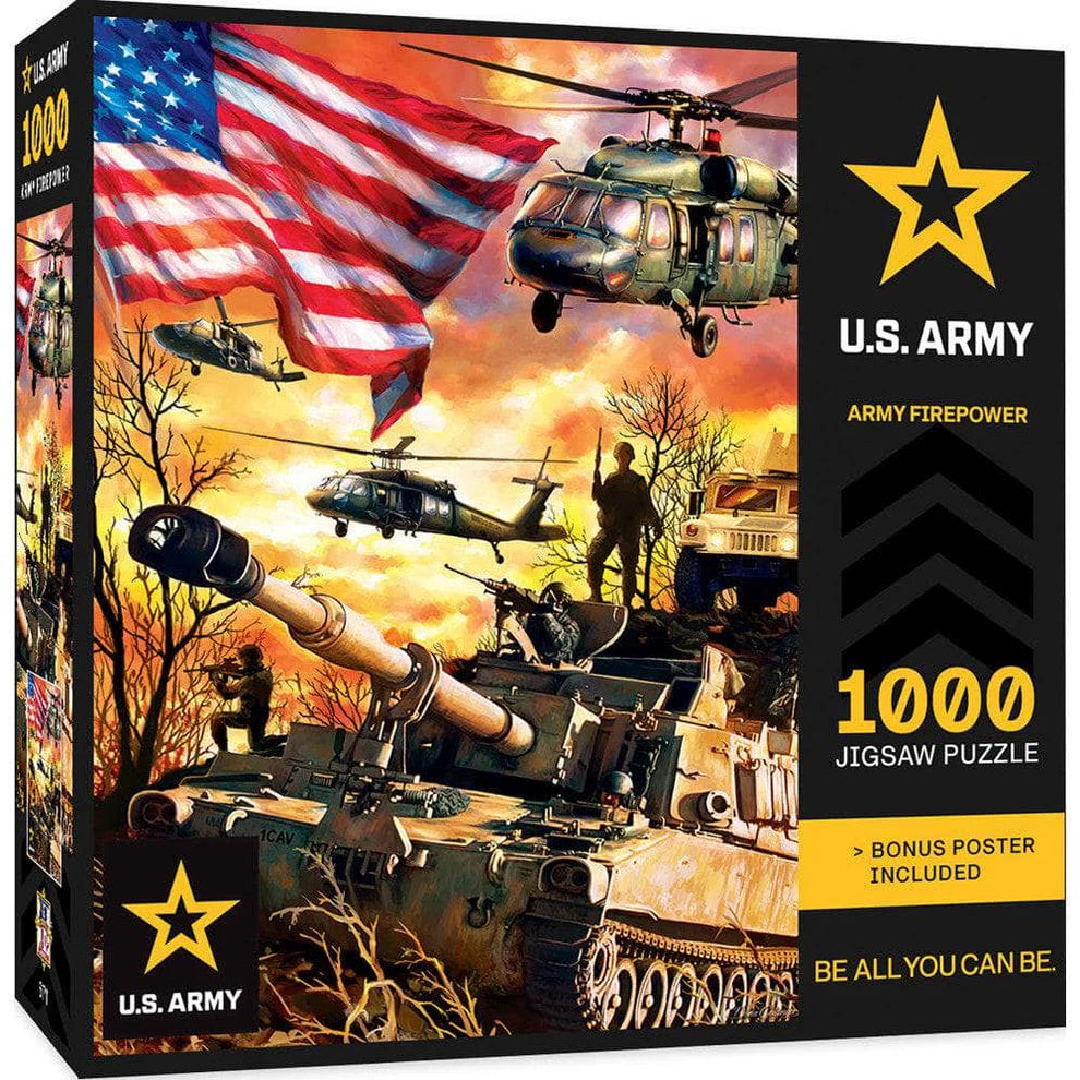 Army Firepower- 1,000 Piece Jigsaw Puzzle