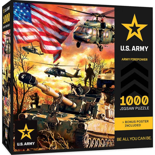 Army Firepower- 1,000 Piece Jigsaw Puzzle