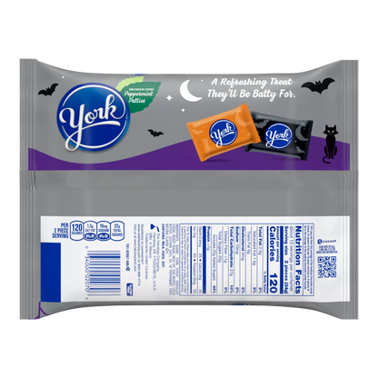 Hershey Halloween York Dark Chocolate Peppermint Pattie Snack Size 11.4oz