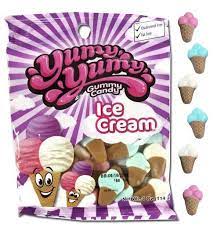 Yumy Yumy Gummy Ice Cream Cones Peg Bag 4oz