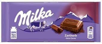 Milka Bar- Zartherb (Dark Bittersweet)