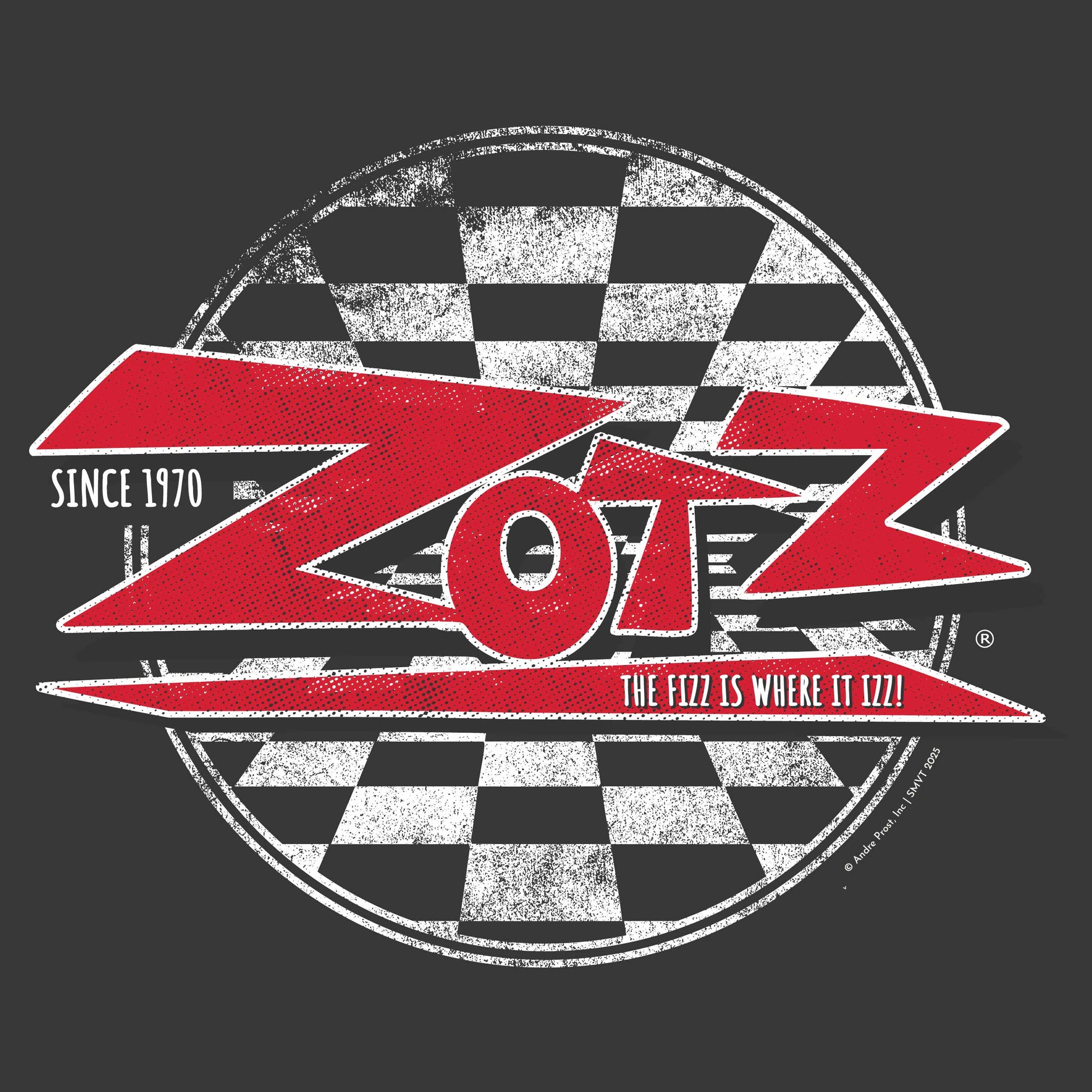 close up of zotz where the fizz izz sour candy graphic 