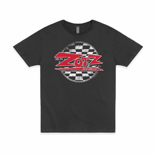 zotz where the fizz izz retro candy graphic t shirt laid flat vintage sweets apparel