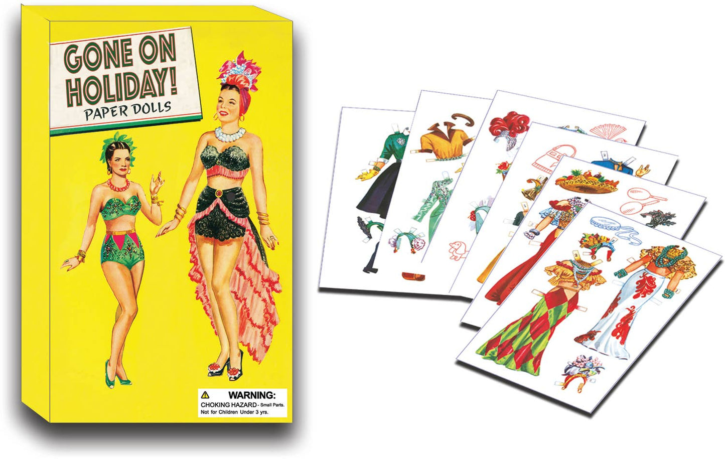 Gone On Holiday Paper Doll Set in Box