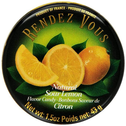 Rendez Vous Sour Lemon Citron Tin - 1.5oz