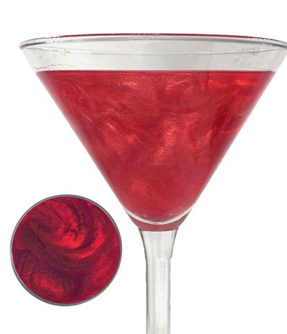 Snowy River Cocktail Glitter Red