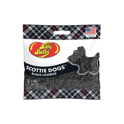Jelly Belly Scottie Dogs Black Licorice - 2.75oz Grab & Go® Bag