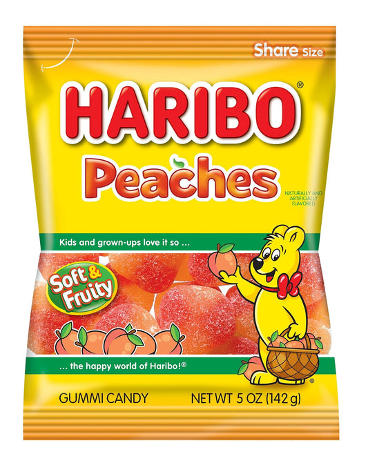 Haribo Peaches - 5oz