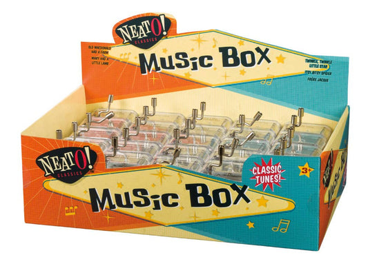Neato! Music Box, Hand Crank, Assorted, 2"