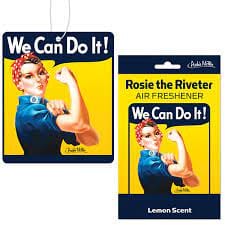 Air Freshener- Rosie the Riveter