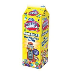 Dubble Bubble Gumballs – Machine Size Refill – 20oz Carton