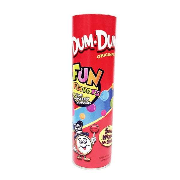Dum Dums Lollipops- 9" Tubes