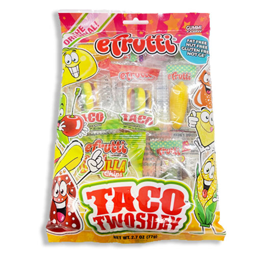 EFrutti Gummi Peg Bag- Taco Twosday