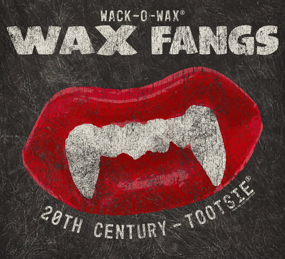 Wax FANGS Tee | Wack-O-Wax® Grunge Unisex Tshirt | Black Mineral Wash