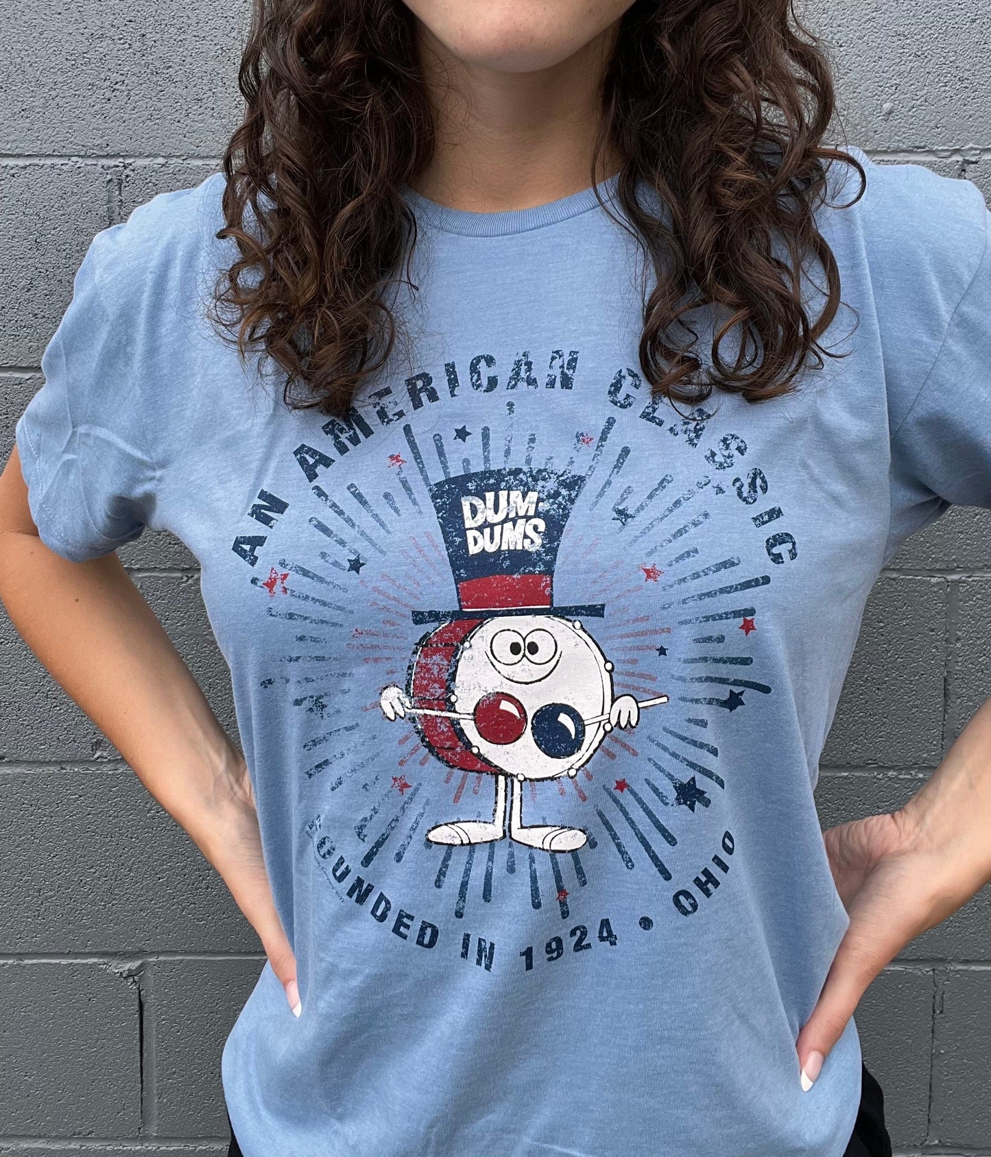 Star Spangler Dum Dums® Tee | Patriotic T-shirt | Vintage USA American Inspired Drummer Unisex Shirt | Fireworks Tee
