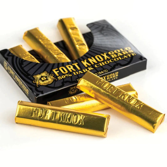Fort Knox Mini Gold Bar, 50% Dark - 2.96oz