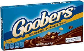 Goobers Theatre Box- 3.5oz. β Sweet Memories Vintage Tees & Candy