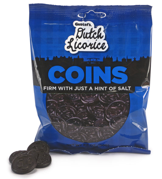 Gustafs Peg Bag- Licorice Coins