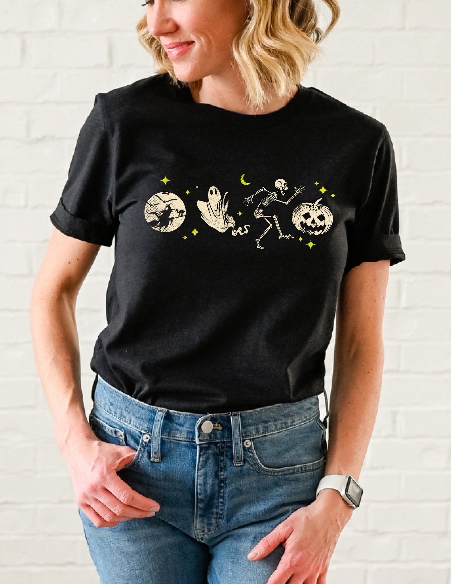 Vintage Halloween Tee | Skeletons, Ghosts, Pumpkins & Witches! Unisex T-Shirt