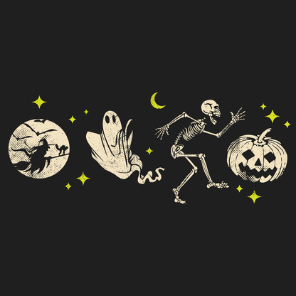 Vintage Halloween Tee | Skeletons, Ghosts, Pumpkins & Witches! Unisex T-Shirt