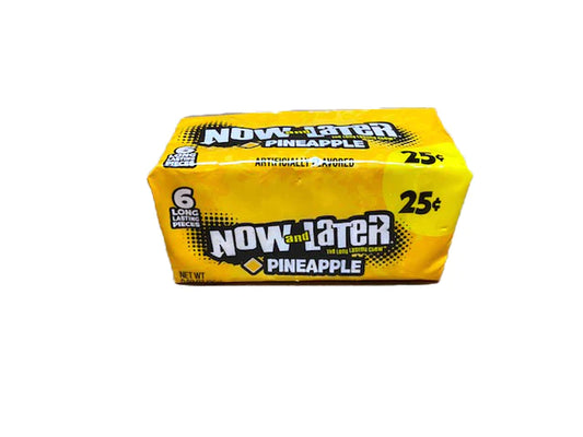 Now and Later 6-Pack Candy - .93oz Chewy Pineapple