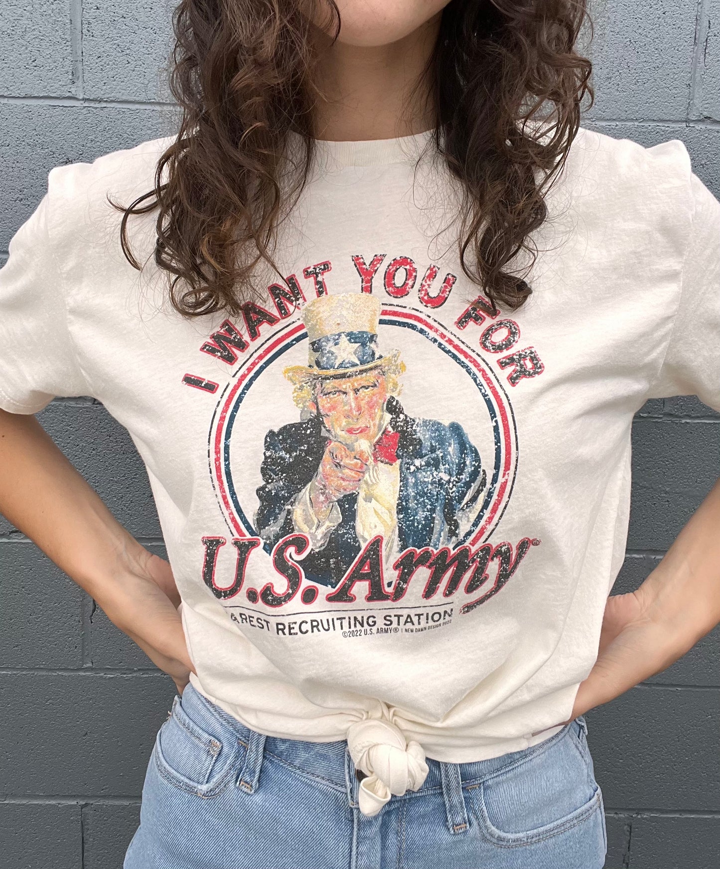 Uncle Sam | I want YOU for U.S. Army ® | Historical War Poster | Vintage Natural Unisex Tee