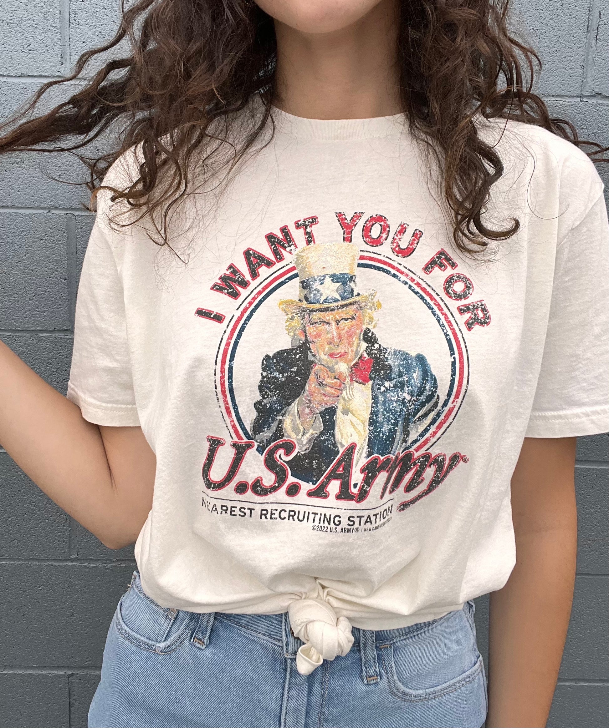 Uncle Sam | I want YOU for U.S. Army ® | Historical War Poster | Vintage Natural Unisex Tee