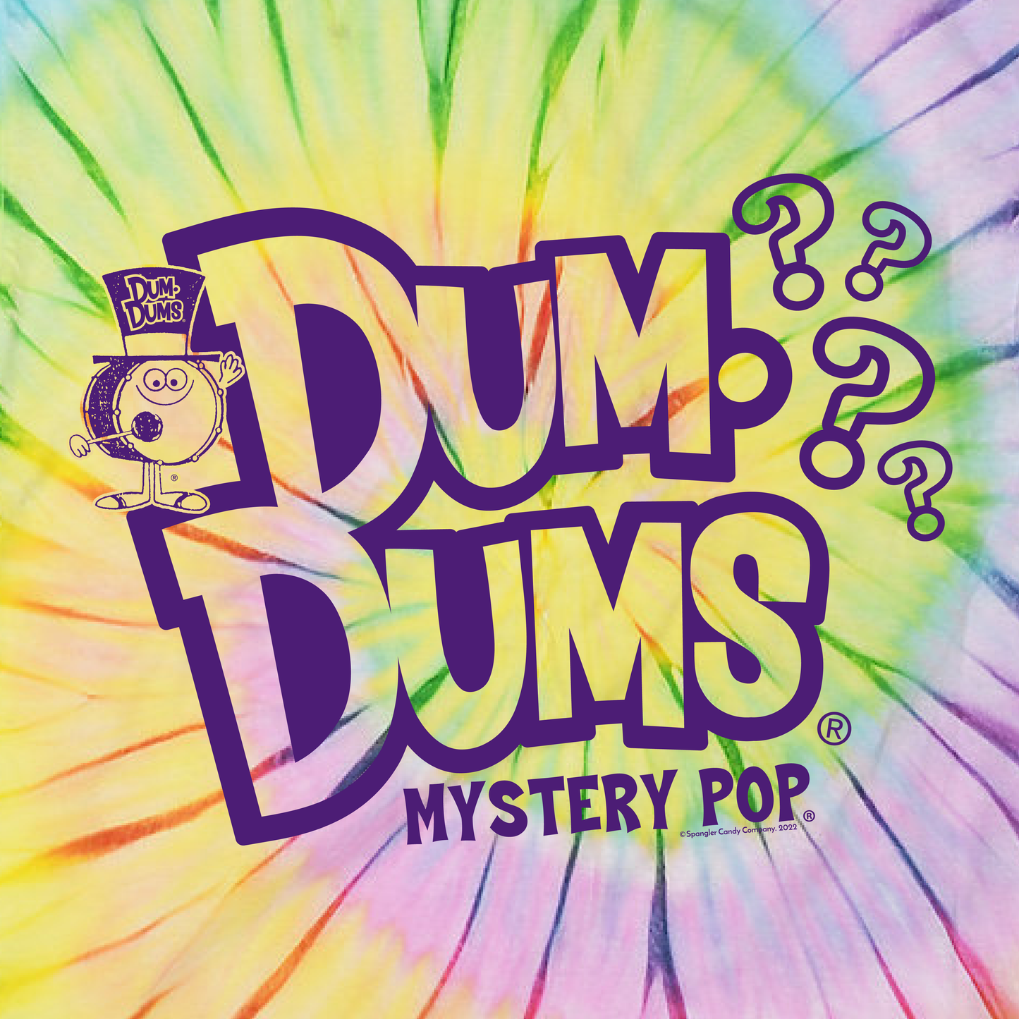 Dum-Dums ® Mystery Flavor Pop Unisex Tie-Dye Shirt | Est. in Ohio Shirt | Summer Tie-Dye