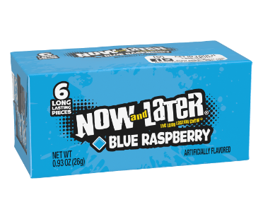 Now and Later 6-Pack Candy - .93oz Blue Raspberry