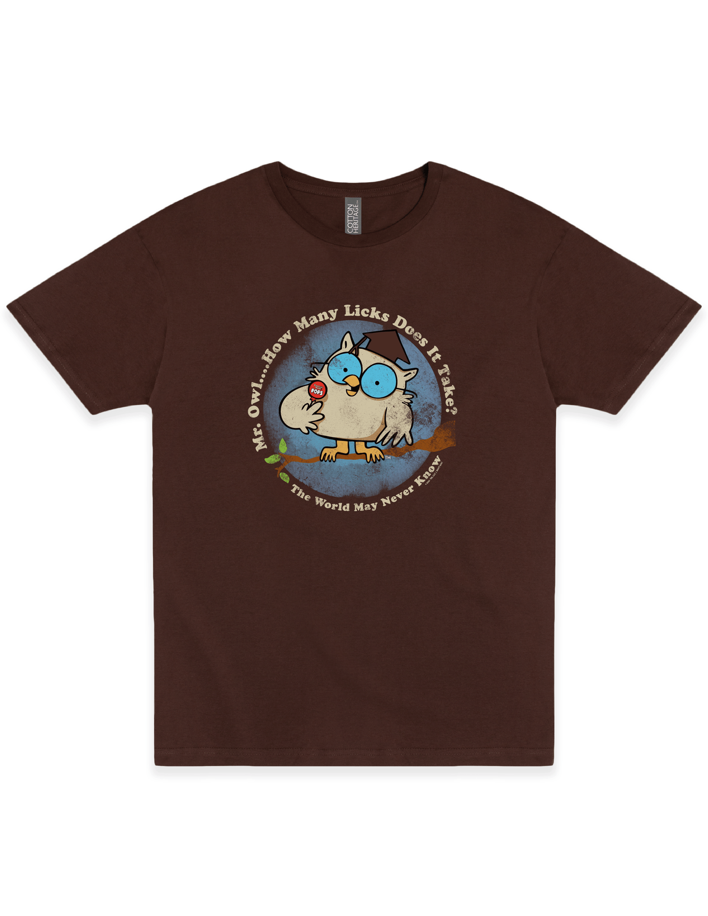 Vintage Tootsie Pop ® Mr. Owl Unisex Tee | Iconic Mr. Owl | Tootsie Shirt | Vintage Candy Shirt