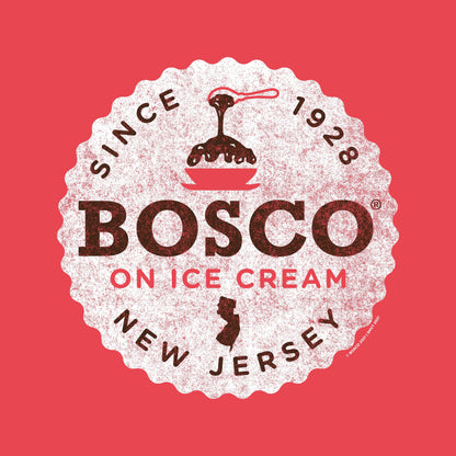 BOSCO® On Ice Cream Unisex Tee | Vintage Bottle Cap Label | Est. in New Jersey Shirt