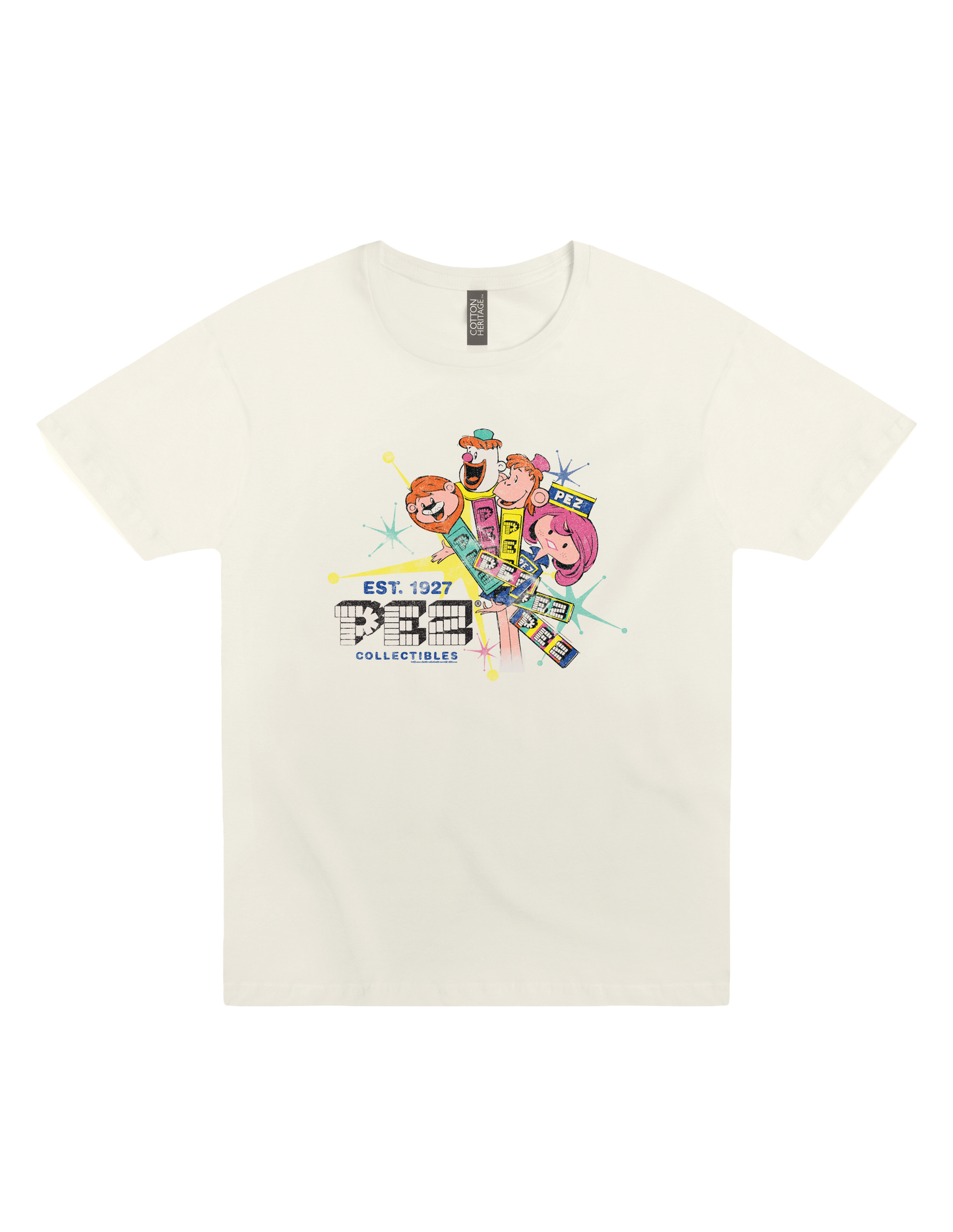Retro PEZ Assorted Fruit Candy Collectibles Unisex Graphic Tee