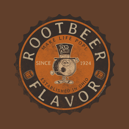 Dum Dums Root Beer Flavor Tee | Vintage Candy Inspired Lollipop Shirt
