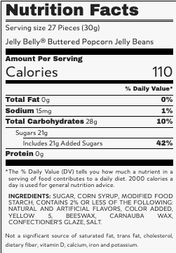 Buttered Popcorn Jelly Beans Box - 1.75oz