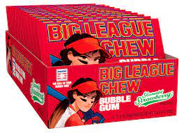 Big League Chew- Girl Strawberry 2.12oz