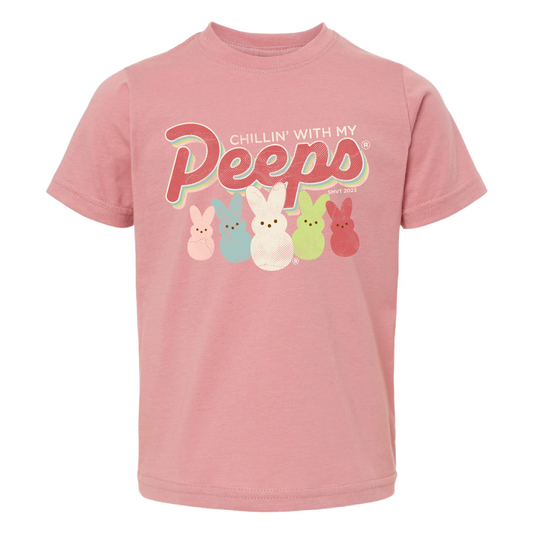 Toddler Chillin' With My Peeps Graphic Tee